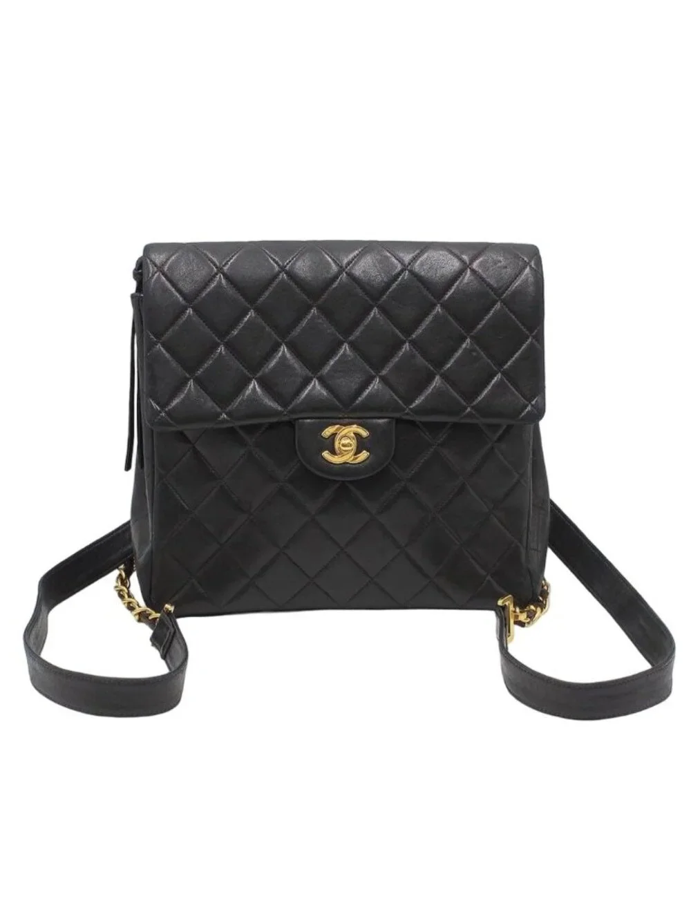 Chanel Quilted Leather Backpack